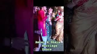 Amber & Dhara Marriage Dance All Artist & Protagonist #sathire #youtubeshorts