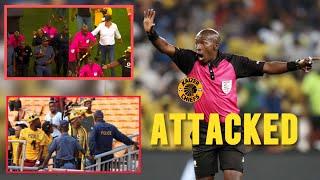 Breaking NewsKaizer Chiefs Fans Attacked The Referees After 2-1 Loss To Mamelodi Sundowns. 