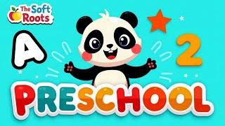 Preschool Learning activities for 3 year olds at home | Learn ABC Phonics Shapes Numbers Colors 