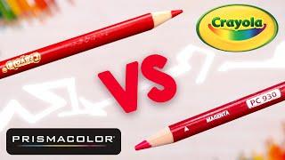 CRAYOLA VS PRISMACOLOR - Which Colored Pencil Is Best?