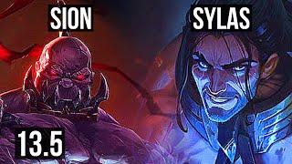 SION vs SYLAS (MID) | Rank 2 Sion, 5/4/16 | KR Challenger | 13.5