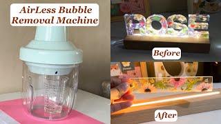 The Most Effective Resin Bubble Remover | Resiners AirLess Machine