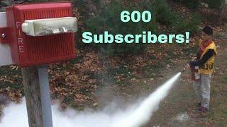 600 Subscriber Special | Real Fire Simulation with Fire Alarm and Fire Extinguisher Activations!