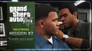 GTA 5 - Mission #2 - "Franklin and Lamar" - Gold Medal | Walkthrough (HD 60FPS)