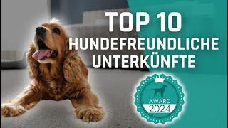 Die 10 besten Unterkünfte für den Urlaub mit Hund – hundehotel.info Award 2024