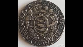 1595 coin TALER ,VALUE AND PRICE RARE.