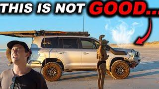 The SMELL YOU DONT WANT travelling Australia / Karratha to Broome 4x4 offroad caravan