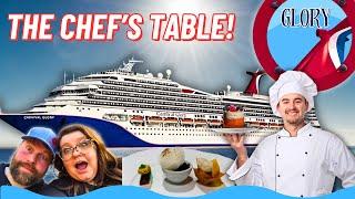 Carnival Glory Chef's Table - Complete Experience - Galley Walkthrough 2024