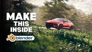 How to create a realistic car animation in Blender | Using a 100% Free Addon 