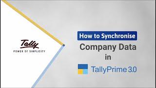 How to Synchronise Company Data in TallyPrime | TallyHelp