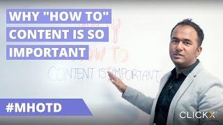 Why "How To" Content Is So Important | Marketing Hack of the Day by Solomon Thimothy