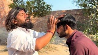 ASMR || BENGALI BABA NEXT LEVEL MASSAGE | HEAD AND BACK MASSAGE WITH CRACKS | RELAXING THERAPY |