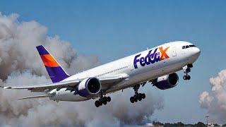 EMERGENCY Over Newark! FedEx 767 Battles Engine Fire Mid-Climb