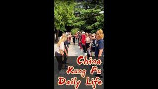 Daily Life【2024】Kunyu Mountain Shaolin Kung Fu school China    #kungfuschool #chinakungfu #shaolin