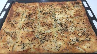 PEYNIRLİ TEPSİ BÖREĞİ SU BÖREGİ TADINDA ÇOK PRATİK BÖREK TARİFİ