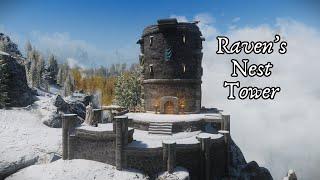 Raven's Nest Tower, A Skyrim Home Mod for Xbox and PC (AE/SE/LE)