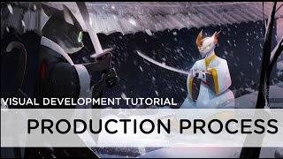 Production Process for an Image- Digital Painting Tutorial