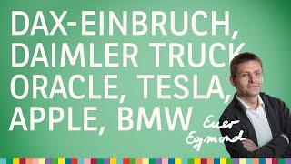 DAX-Einbruch, zudem Apple, Tesla, Oracle, BMW, Daimler Truck – Euer Egmond vom 10.09.2024