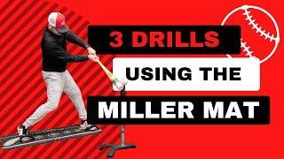 3 Drills W/ The Miller Mat to Improve Swing Balance and Stabilization For Youth Players 