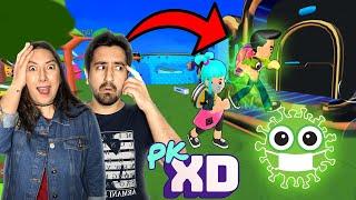 PEGUEI VIRUS E INVADIMOS CASAS NO PK XD | Jogando PK XD #4