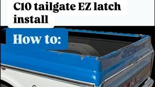 Tre 5 Custom tailgate latch kit. How To.