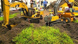 Fantastic RC Construction Site RC Trucks Excavators Dump Trucks Part 2/2 Modell Leben Erfurt 2024