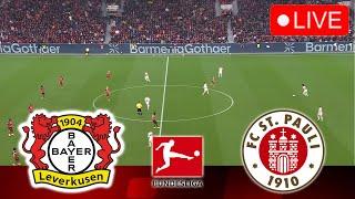 BAYERN LEVERKUSEN VS ST. PAULI [LIVE] | BUNDESLIGA 24/25 Full Match Streaming Video Game PES 2021