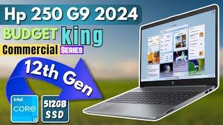 HP 250 G9 2024 Laptop Review In Hindi | 12th Gen Core i3 + 512GB SSD + Windows 11 Pro Under 35,000