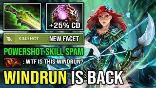 WINDRANGER IS BACK Unlimited Skill Spam 1 Powershot = 1 Delete Nonstop Godlike Hard Carry Dota 2