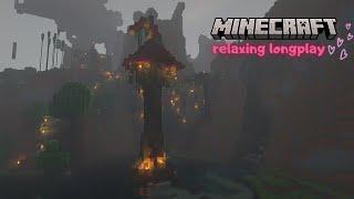 cute witchy tower  relaxing longplay  minecraft (no commentary)