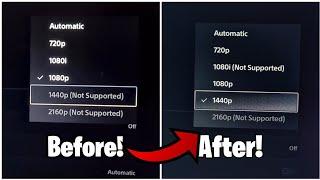 How To Fix *1440p Not Supported* On PS5 (1440p Not Supported On 1440p monitor PS5 Fix)