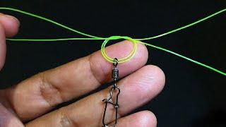 Powerful Fishing Knot for Hook and Swivel!