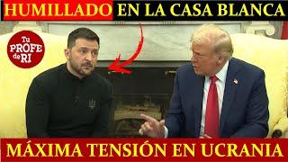 ¡HUMILLACIÓN HISTÓRICA A ZELENSKY EN WASHINGTON! GRITOS DE TRUMP Y JD VANCE