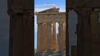 The Parthenon's roof has been damaged and destroyed multiple times over the centuries #parthenon