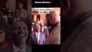 He scared Ruto| When William Ruto meets Shaquille O'Neal in Atlanta Georgia