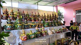 ពិធីលើកយក្សខ្មែរកម្ពុជាក្រោម - Lễ cúng tổ nhà nghệ nhân ông Kim Banh Trà Cú 1/9/2024