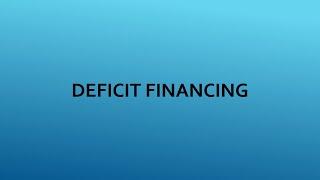 Deficit Financing