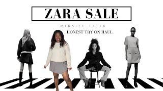 HUGE ZARA TRY ON HAUL! NEW IN & SALE WINTER | MIDSIZE FASHION | LIANE LW