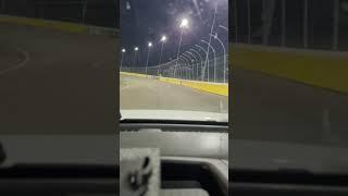 Laps on Vegas Speedway in Nissan Frontier.