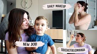 MOM VLOG : DAILY MAKEUP ROUTINE | TRICHOTILLOMANIA | LIFE UPDATES | 2024