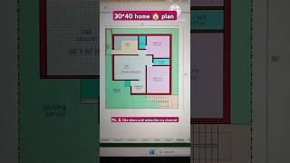 30*40 home plan | 1200 sqft house design #viral #home #house #shorts #shortvideo #youtubeshorts