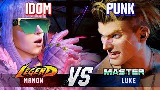 SF6 ▰ IDOM (Manon) vs PUNK (Luke) ▰ High Level Gameplay