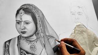 Realistic Portrait Drawing | Pencil Drawing Timelapse | Artist Kritarth