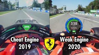 Cheat Engine vs Weak Engine - Ferrari in Monza