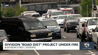 Division "Road Diet" project under fire in Spokane