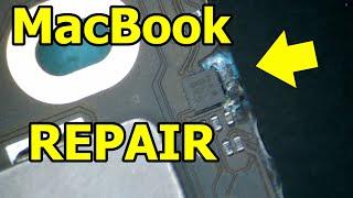 Fixing a M1 MacBook Pro with Liquid Damage