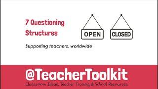  LIVE: Questioning Strategies by @TeacherToolkit