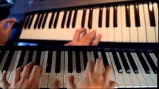 ROCK KEYBOARDS 10 - Lead synthesizer solo pitch bend with rhythm keyboard player