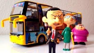 mr bean and friends in the city bus