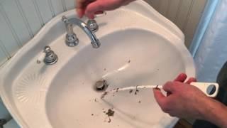 An easy way to unclog a sink or shower drain - Zip It Drain Cleaner Review